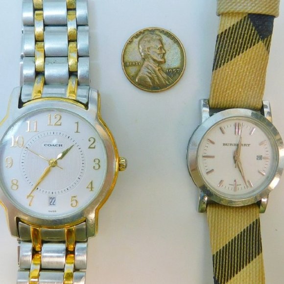 Burberry & Coach Designer Swiss Jewelled Watches - Picture 5 of 6